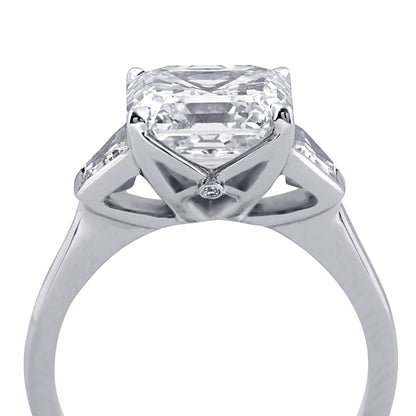 Sealed With A ‘X’ Asscher Ring - Lab Editions