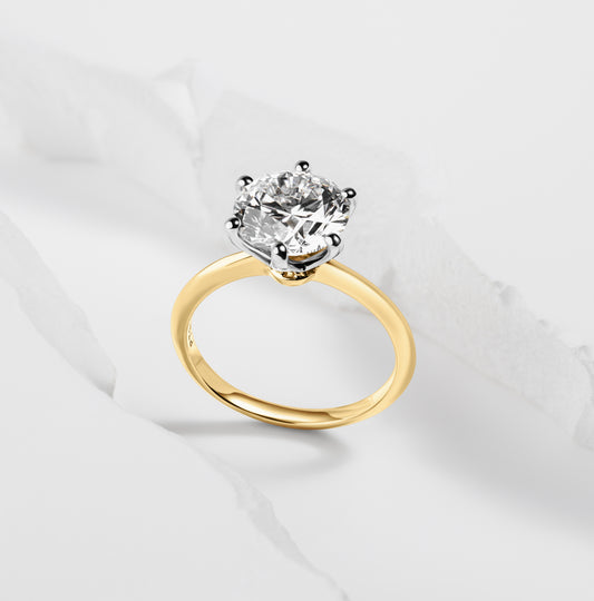 Timeless Round Brilliant Solitaire Ring