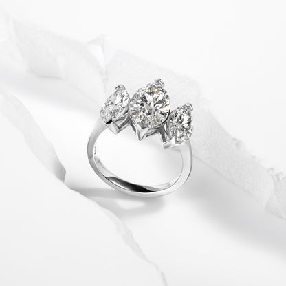 Timeless Trilogy Marquise Ring