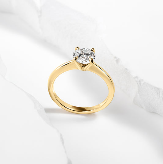 Timeless Round Brilliant Solitaire Ring