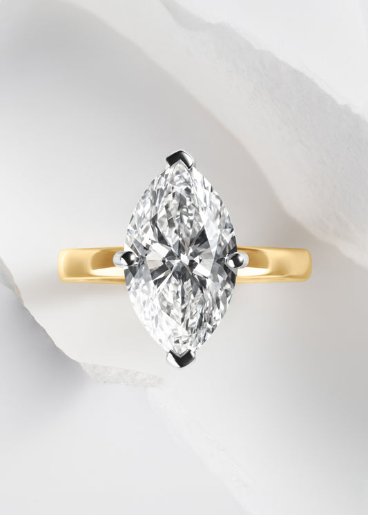 Timeless Marquise Solitaire Ring