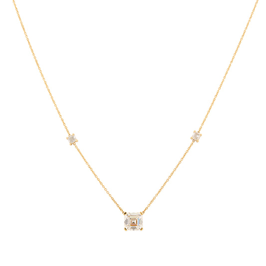 Sealed With A ‘X’ Asscher Necklace