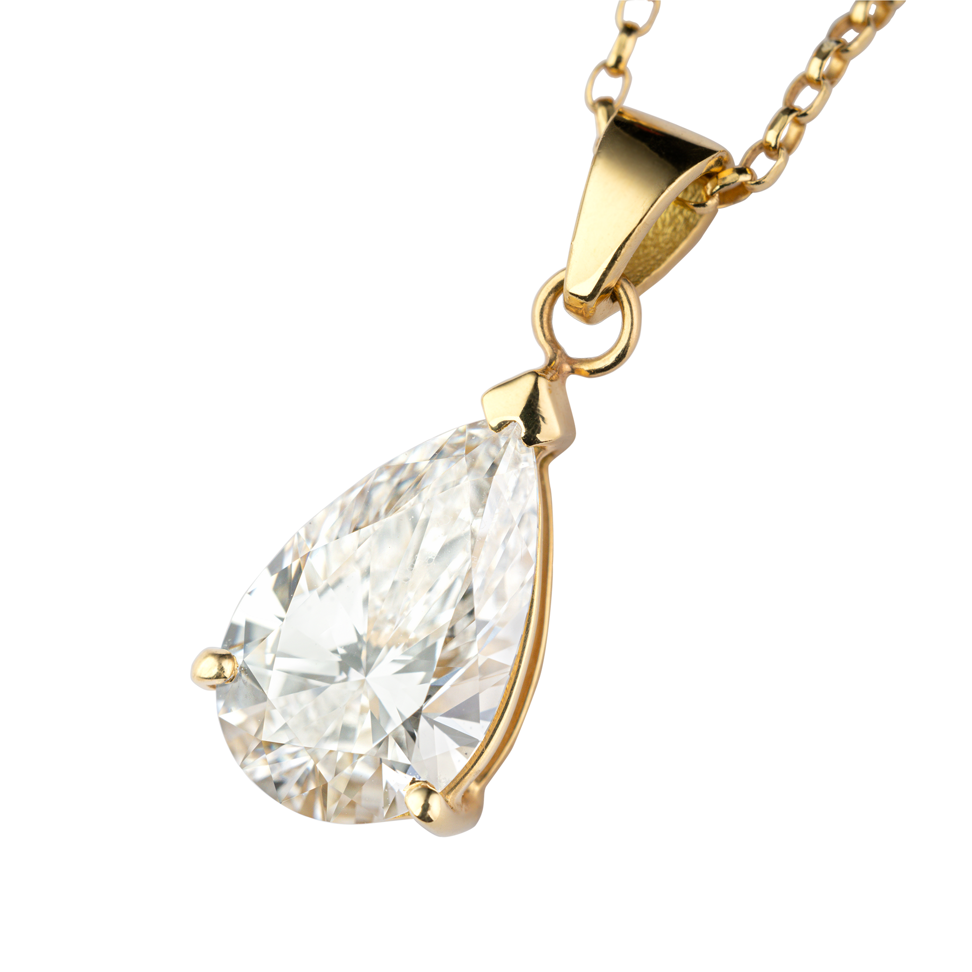 Timeless Pear Drop Pendant - Lab Editions