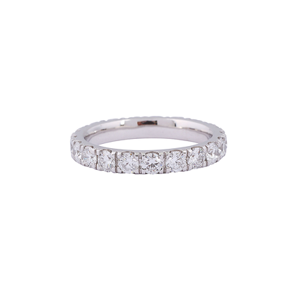 Round Brilliant Full Eternity Band Ring